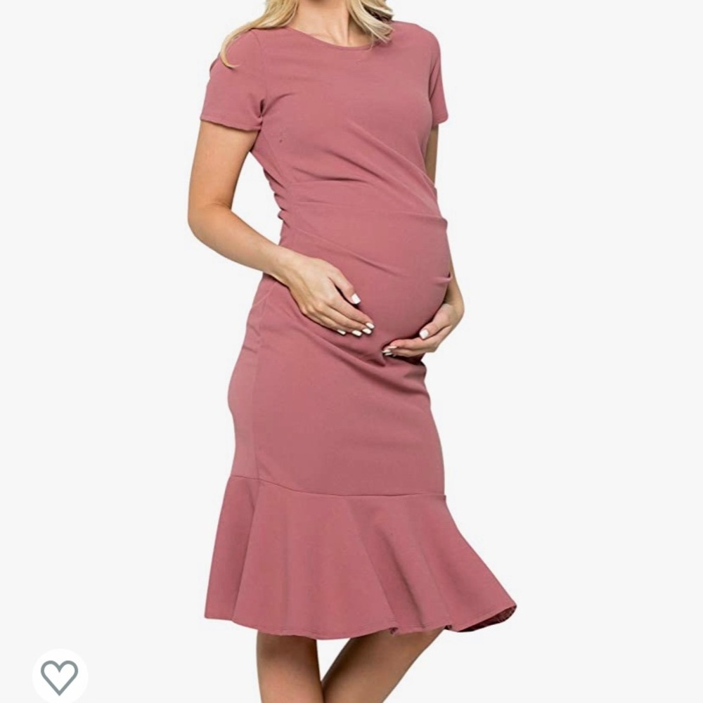 Mauve maternity dress. Only worn once